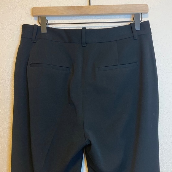 MM LaFleur Women's Black Pants Size 8 High Rise Deep Pockets Extra Hem allowance - Picture 8 of 16